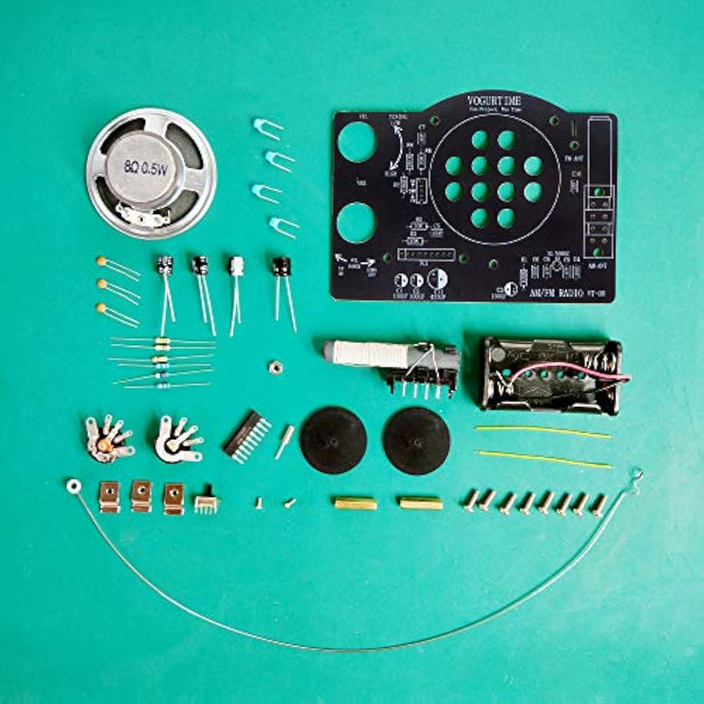 Купить Pin-диоды VOGURTIME AM FM Radio Kit Soldering Project Learning ...