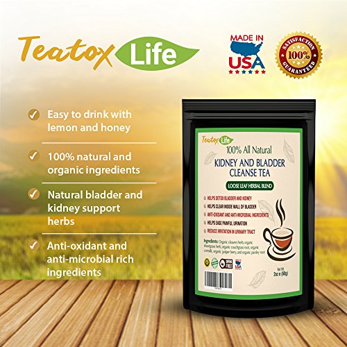 Kidney Cleanse Detox Tea with Parsley, Juniper Berries, Cleavers herb