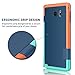 Galaxy Note 5 Case, TILL(TM) Ultra Slim 3 Color Hybrid Impact Anti-Slip Shockproof Soft TPU Hard PC Bumper Extra Front Raised Lip Case Cover for Samsung Galaxy Note 5 V SM-N920 [Blue]