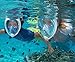 Jasonwell Snorkel Mask Full Face 180°Panoramic View Foldable Full Face Snorkeling Mask with Camera Mount Breathe Easy Snorkel Gear Set Anti-Fog Anti-Leak for Adults & Kids (Black L/XL)