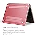 MacBook Pro Crystal 13 inch Case, GMYLE 2 in 1 Bundle Deal Pink Hard Shell Protective Cover with Keyboard Cover