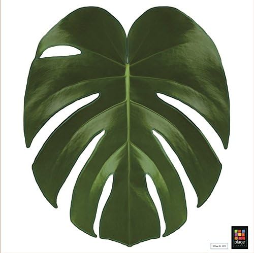 PLAGE 260212 - Decorative sticker for WC covers Sticker Smooth Tropical, 37.7 x 32 cm, Colourful, 37,7 x 32 cm