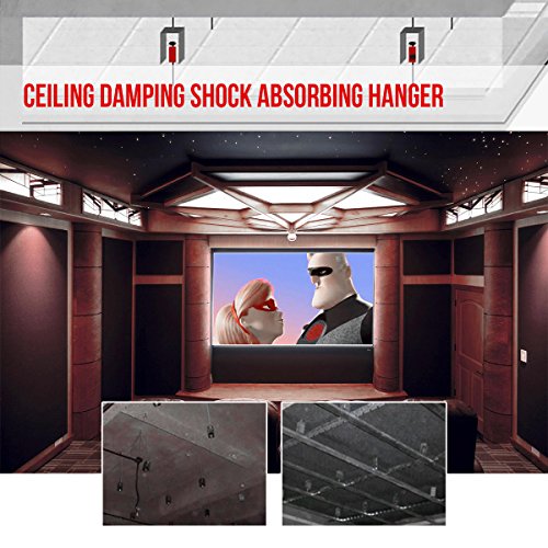 4 Pcs Spring Vibration Isolator With Removable Frame Design