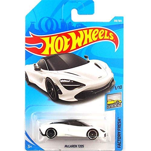 Hot Wheels 2018 McLaren 720S White 1/10 Factory Fresh 318/365 (Long Card)
