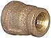 Anderson Metals 38119 Red Brass Pipe Fitting, Reducing Coupling, 1