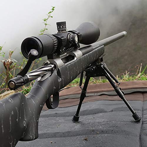 GOHIKING Tactical Rifle Bipod 6" to 9" Hunting Adjustable Spring Return Sniper Sling Swivel Mount for AR15 22 Air Guns - Thumbnail 6