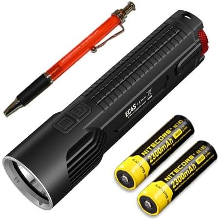 Nitecore EC4S 2150 Lumen Flashlight CREE XHP50 LED w/2x NL183 18650 Batteries + FREE Andrew & Amanda Pen