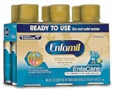 Enfamil EnfaCare Infant Formula - Clinically Proven growth benefits for premature babies - Ready to Use Liquid, 8 fl oz (6 count)