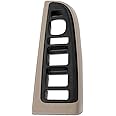 PIT66 Window Switch Trim Bezel Set Compatible with 2003 2004 2005 2006 2007 Chevy Silverado Sierra 1500 2500 3500 89045129 Left Driver Side