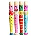 ACE Wooden Plastic Kid Piccolo Flute Musical Instrument Early Education Toy (Multicolour)