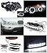 Spec-D Tuning L12-LHPX500TM Fog Headlight (E53 X5 Chrome Halo Projector LED Bumper Lamp)