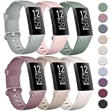 Wepro 3-Pack Waterproof Replacement Bands For Fitbit Charge 4 / Charge 3 / Charge 3 SE - Small & Large Sizes - View #2
