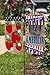 Evergreen Fleur-de-Lis Dual Arm Metal Garden Flag Stand - 32