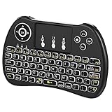 Aerb 2.4GHz Backlit Wireless Mini Keyboard W Mouse Touchpad, Best For Android TV Box, HTPC, IPTV, PC, Pad and More