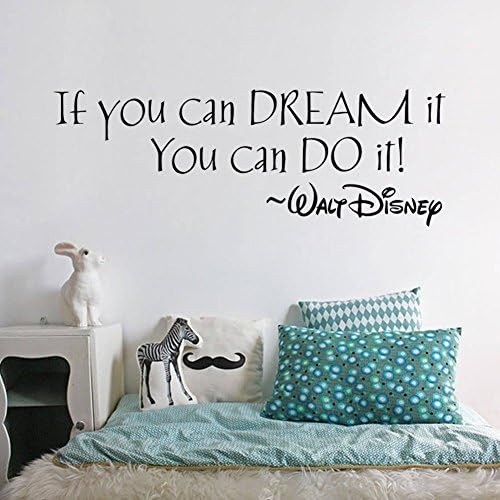 FairyTeller If You Can Dream It You Can Do It Inspiring Quotes Wall Stickers Home Art Decor Decal Mural Wall Stickers For Kids Rooms