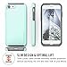 iPhone 8 Case/iPhone 7 Case, TEAM LUXURY Ultra Defender TPU + PC [Shock Absorbent] Premium Protective Case - for Apple iPhone 7 & 8 (Soft Mint/Gray)