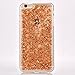 iPhone 6 Case, doopoo ® iPhone 6S Case, Luxury Soft Bling Glitter Sparkle Hybrid Bumper Case with Liquid Infused with Glitter and Stars For Iphone 6/Iphone 6S - (brown)