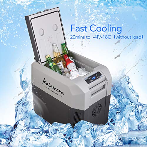 Kalamera Portable Refrigerator Freezer (40 Quart) Car, Camp, Office