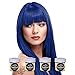 4 x La Riche Directions Semi-Permanent Hair Colour Dye Box Of Four-Atlantic Blue