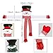 OurWarm Snowman Christmas Tree Topper Large Snowman Tree Topper with Top Hat Scarf Hugger for Christmas Holiday Winter Home Wonderland Party Decoration Ornament Supplies