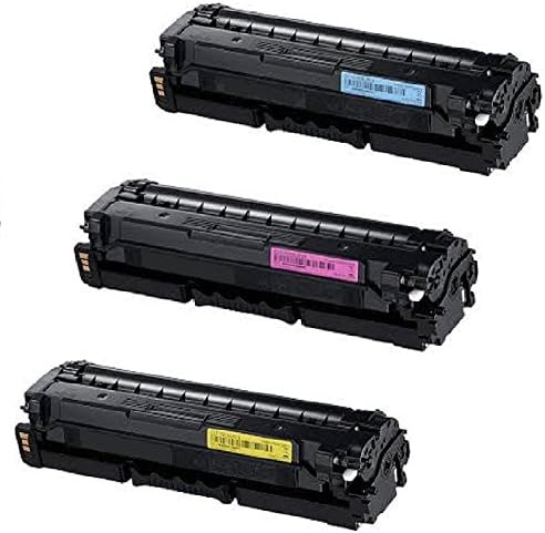 WORLDS OF CARTRIDGES Compatible Toner Cartridge Replacement for Samsung CLT-C503L / CLT-M503L / CLT-Y503L (3-Pack: Cyan + Magenta + Yellow) for Use in ProXpress C3010 / C3060