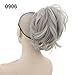 Oubeca Adjustable Claw Ponytail Hairpiece Layered Wavy Messy Pony tail Extensions (0906)