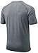 TM-MTS03-SGY_Large Tesla Men's HyperDri Short Sleeve T-Shirt Athletic Cool Running Top MTS03