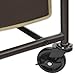 Simple Houseware 4-Bag Heavy Duty Laundry Sorter Rolling Cart, Brown
