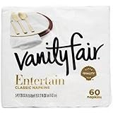 Vanity Fair Impressions 3-ply Napkins, 60 Count, Pack of 2