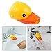 Decor Hut Yellow duck with orange mouth, sink spout cover/ extender. washing sink, kid friendly extendor