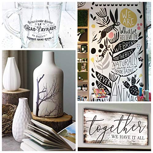 JANDJPACKAGING Transfer Tape for Vinyl 12"x 12" w/Blue Alignment Grid Vinyl Transfer Tape for Silhouette Cricut，Cameo Transfer Paper for Vinyl for Decals, Signs, Walls, Windows and Stickers 15 Sheets - Thumbnail 4