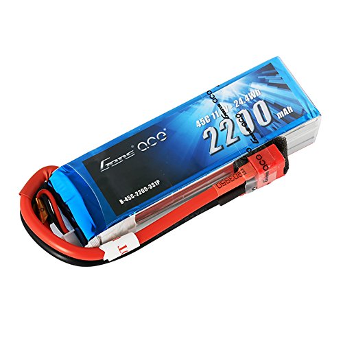 Gens ace LiPo Battery Pack 2200mAh 45C 3S 11.1V with Deans Plug for RC Car Boat Truck Heli Airplane