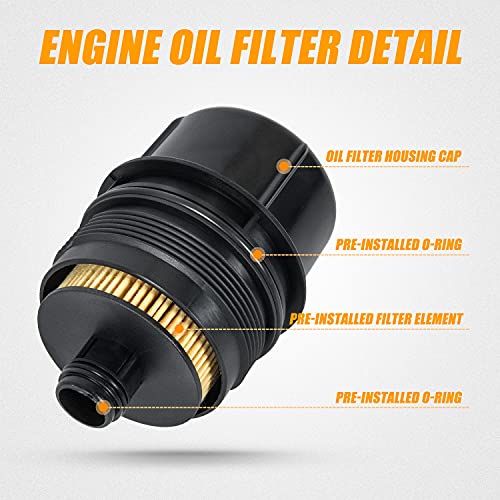 Engine Oil Filter Compatible With 20202021 Dodge Ram 1500 Jeep