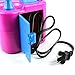 FLYMEI Portable Dual Nozzle Rose Red 110V 600W Electric Balloon Blower Air Pump Balloons Inflator For Wedding Party Holiday Decoration [MONEY BACK GUARANTEE]
