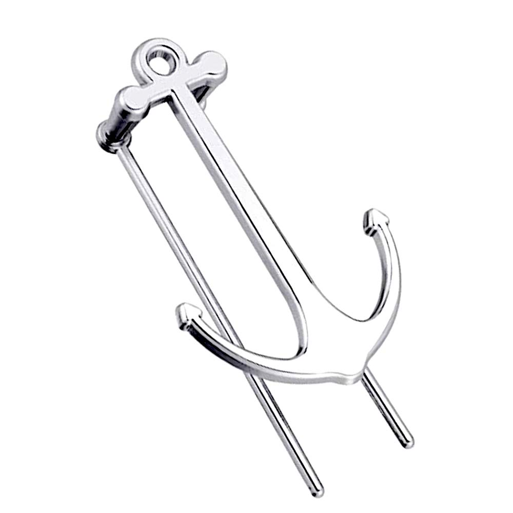 Anchor Bookmarks 1 PCS Creative Bookmark, Metal Book Page Holder for Students Teachers Graduation Gifts School Office Supplies Silver