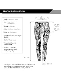 JINKAIJIA calzas con estampado en 3D para yoga, pilates, talle grande y talle regular, cómodas, para dama joven, para dama
