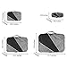 G4Free Packing Cubes 4pcs Value Set for Travel,Helpful Packing Bags(Black)