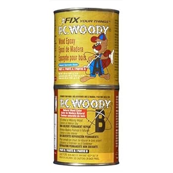 pc woody wood repair filler bondo epoxy paste oz cans tan
