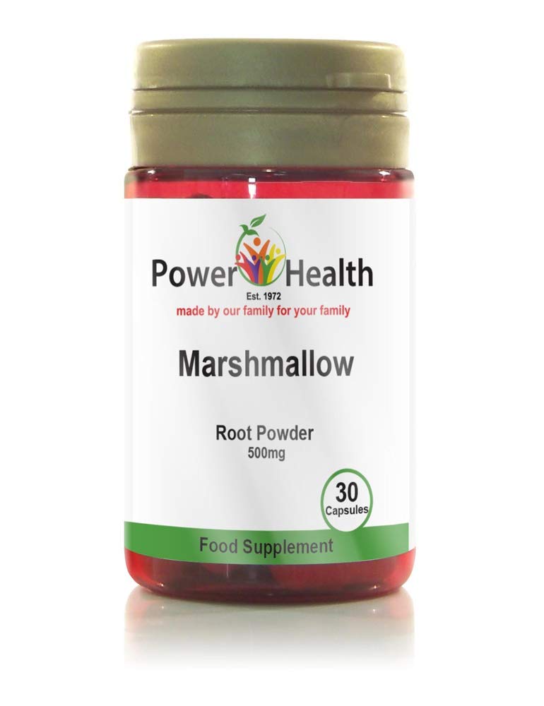 Power Health Marshmallow Root Powder 500mg - Pack of 30 Capsules