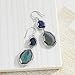 Silpada 'Lapis of Luxury' Natural Lapis & Labradorite Drop Earrings in Sterling Silver