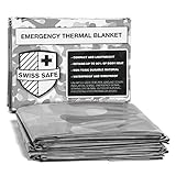 Camouflage Emergency Mylar Blankets (4-Pack) – Perfect for Outdoor Camping, Hiking, Survivalist, Shelters, Preppers, Hunting, First Aid Kit