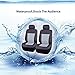 NEW ARRIVAL- CAR PASS OXFORD Waterproof Two Front Car Seat Covers Set- Universal fit for vehicles, Cars with Airbag Compatible (Black With Gray)