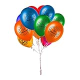 Kaba Flair Eid Mubarak Latex Balloons - 12 Metallic Assorted Colors - Decoration for Eid Al Fitr & Eid Al Adha - 40 Balloons - with Festive Print - Celebrate with Friends & Family