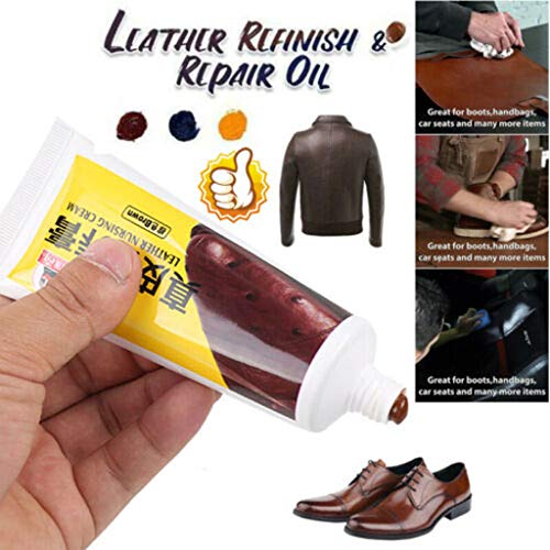 💗 Orcbee 💗 _Leather Refinish and Repair Oil Leather Nursing Cream for Car Seat Sofa Shoes (C) - Thumbnail 2