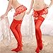 Puto Womens Lace Garter Belt with Panties & Thigh High Stockings Sets 4 Colors