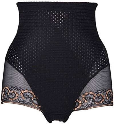 FULNEW Women's Tummy Control Shapewear Seamless Shaper Sculpting Panty Hiwaist Trainer Underwear Brief (US M (CN XL), Black)