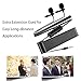 Dual Lavalier Microphones, MAONO AU200 Hands Free Clip-on Lapel Mic with Omnidirectional Condenser for Camera,DSLR, Android, Smartphone, Tablet, Pad, PC, Laptop, Computer (236in/20ft)