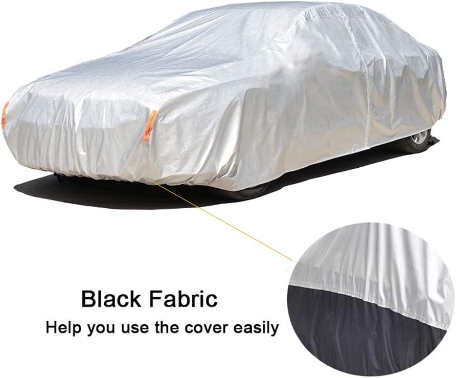 GUNHYI Outdoor Car Cover Waterproof All Weather Sun Rain Snow UV