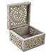 Hashcart Hand-carved Jewelry Box - Decorative Trinket Box - Keepsake Box - Anniversary, Housewarming Gifts For Women | Ring box |