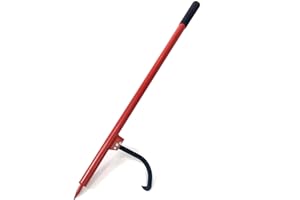 XROPURR Log Peavey Steel Handle Log Peavey Tool - Logger Peavy Hook Log Roller Tool, max 19 Inch Opening Felling Log Roller Tool (47")
